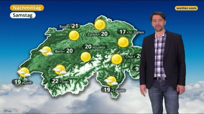 Das Wetter in der Schweiz am 5. April 2018