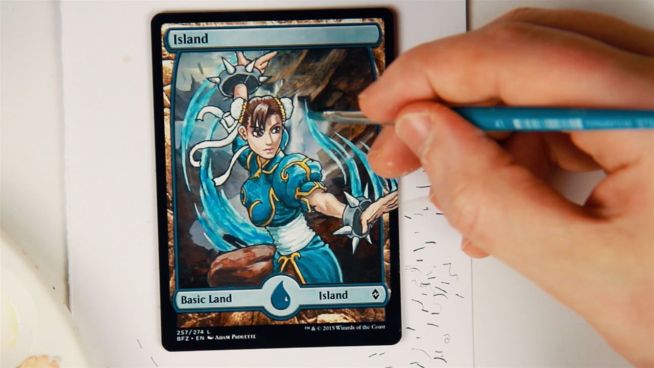 Personalisierte Magic-Karte: Chun-Li